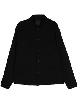 Givenchy шерстяная рубашка с классическим воротником, черный