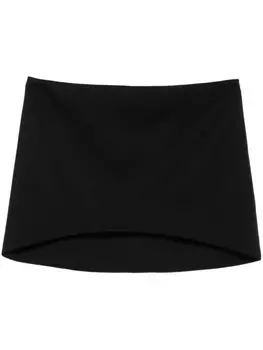Givenchy шерстяная юбка мини, черный