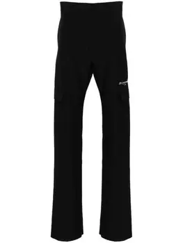 Givenchy шерстяные брюки прямого кроя, черный
