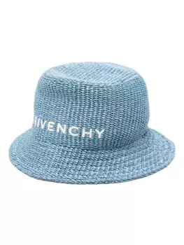 Givenchy шляпа-ведро из рафии, синий