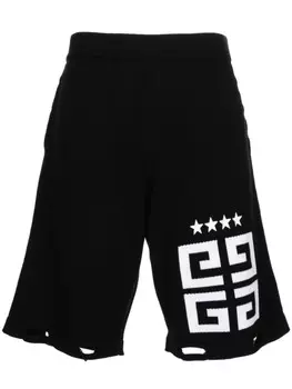 Givenchy спортивные шорты с логотипом, черный