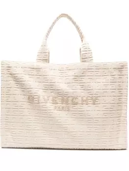 Givenchy сумка-тоут G-Tote среднего размера, нейтральный цвет