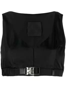 Givenchy топ с пряжкой 4G, черный