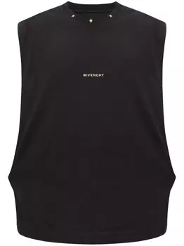 Givenchy топ с вышивкой, черный