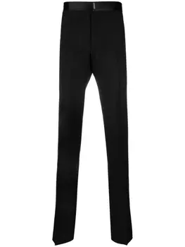 Givenchy узкие брюки строгого кроя, черный