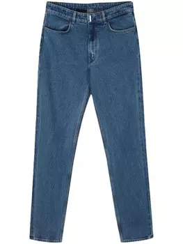 Givenchy узкие джинсы с логотипом, синий