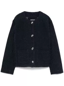Givenchy жакет из ткани букле, синий