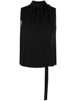 Givenchy жаккардовая блузка, черный