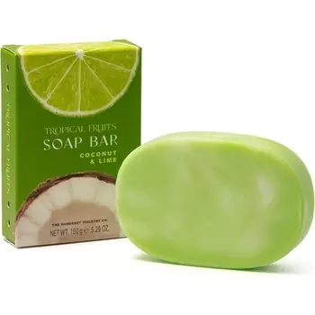 Глицериновое мыло «Тропические фрукты, кокос и лайм» 150г The Somerset Toiletry Company