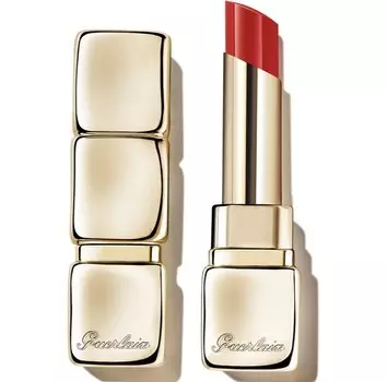 глянцевая губная помада GUERLAIN KissKiss Shine Bloom, оттенок 709 Petal Red 3,5 г