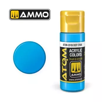 Глубокий голубой, ATOM Acrylic Paints