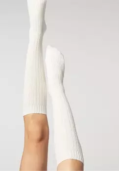 Гольфы RIBBED Calzedonia, цвет latte