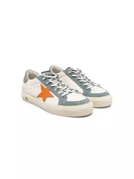 Golden Goose Kids майские кроссовки, белый