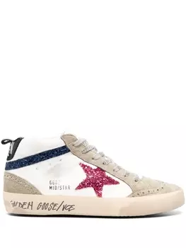 Golden Goose высокие кеды Mid Star, белый