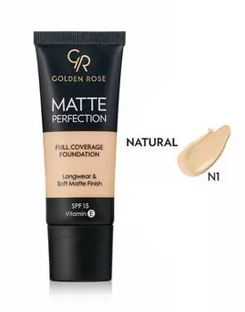 GOLDEN ROSE FOUNDATION MATTE PERFECTION N1