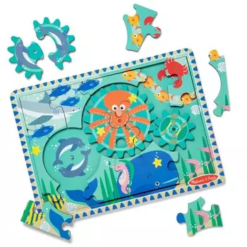 Головоломка с шестернями Подводный мир Melissa & Doug