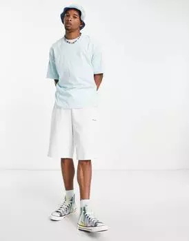 Голубая футболка оверсайз с круглым вырезом ASOS DESIGN