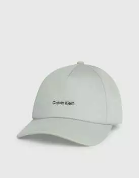 Голубо-серая холщовая кепка Calvin Klein
