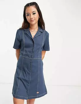 Голубое платье Dickies Whitford