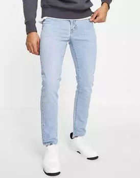 Голубые джинсы скинни Levi's 510