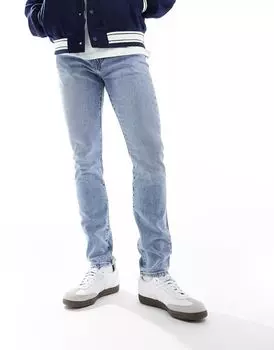 Голубые джинсы скинни Levi's 510