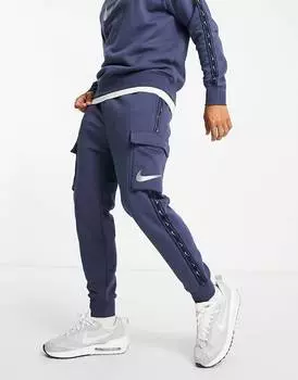 Голубые джоггеры карго Nike Repeat Pack