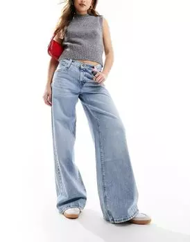 Голубые мешковатые широкие джинсы Levi's '94