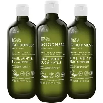 Goodness Awaken гель для душа с лаймом, мятой и эвкалиптом 500 мл Baylis & Harding