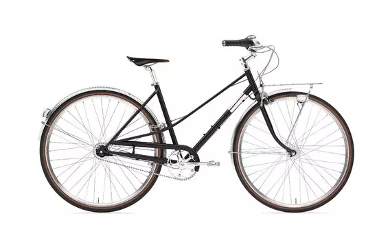 Городской велосипед Creme Caferacer Lady Doppio - 28 дюймов - Damen Sport - 2023, цвет Schwarz|Onyx