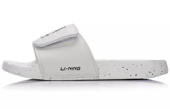 Горячие шлепанцы мужские белые Lining