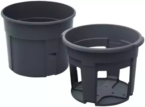 Горшок для выращивания Prosperplast "Pototo Grower", xH: 29,5x23,6 см, 2 части, цвет anthrazit
