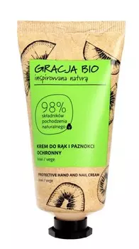 Gracja, Органический защитный крем для рук и ногтей Киви, 50 мл
