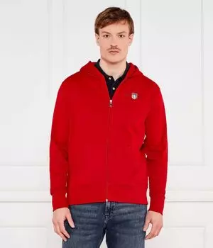 Графический свитер Regular fit Gant, красный