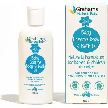 Grahams Skincare Natural Kids Масло для тела и ванн от экземы 100 мл Grahams Natural