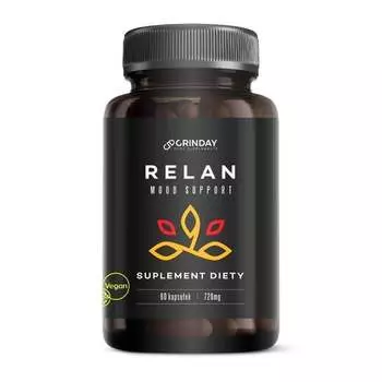 Grinday, Relan Mood Support, 60 капсул