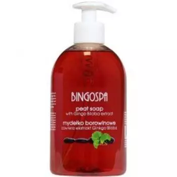 Грязевое мыло с экстрактом Гинкго Билоба 500мл Купить BINGOSPA