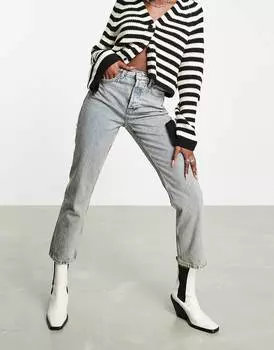 Грязно-выбеленные джинсы Topshop Editor