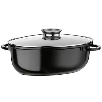 GSW 410571 Жаровня Gourmet Ceramica XL 8л, черная
