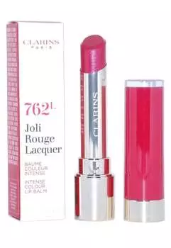 Губная помада 762L Pop Pink, 3 г Clarins, Joli Rouge Lacquer