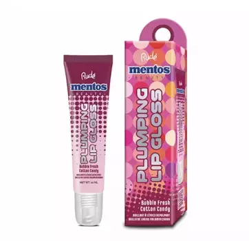 Губная помада для объема Mentos Plumping Gloss Rude, цвет cotton candy
