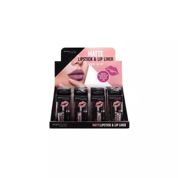 Губная помада Lipstick & Lipliner Matte Magic Studio, Morado