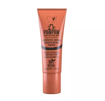 Губная помада Tin Ted True Coral Balm Dr Pawpaw, 10 ml