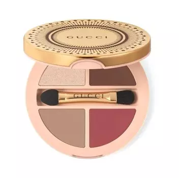 Gucci Beauty Palette de Beaute Quatuor в оттенке 01 Summerina Brown / Роскошная палетка теней для век