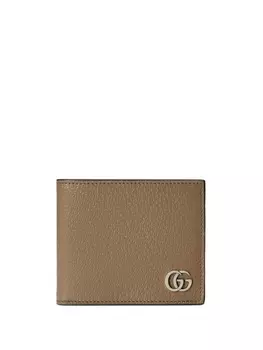 Gucci бумажник GG Marmont, коричневый