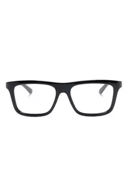 Gucci Eyewear очки трапециевидной формы, черный