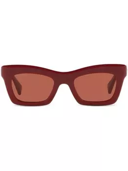 Gucci Eyewear солнцезащитные очки Script, красный