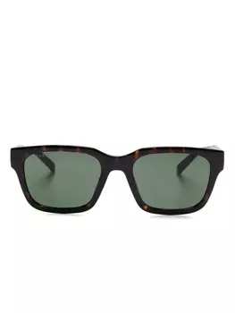 Gucci Eyewear square-frame солнцезащитные очки, черный