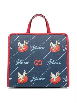 Gucci Kids сумка с логотипом из коллаборации с Jetsons, синий