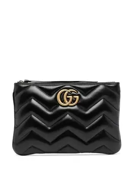Gucci клатч GG Marmont, черный