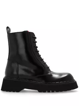 Gucci кожаные сапоги, черный